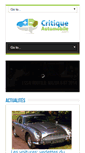 Mobile Screenshot of critiqueautomobile.com